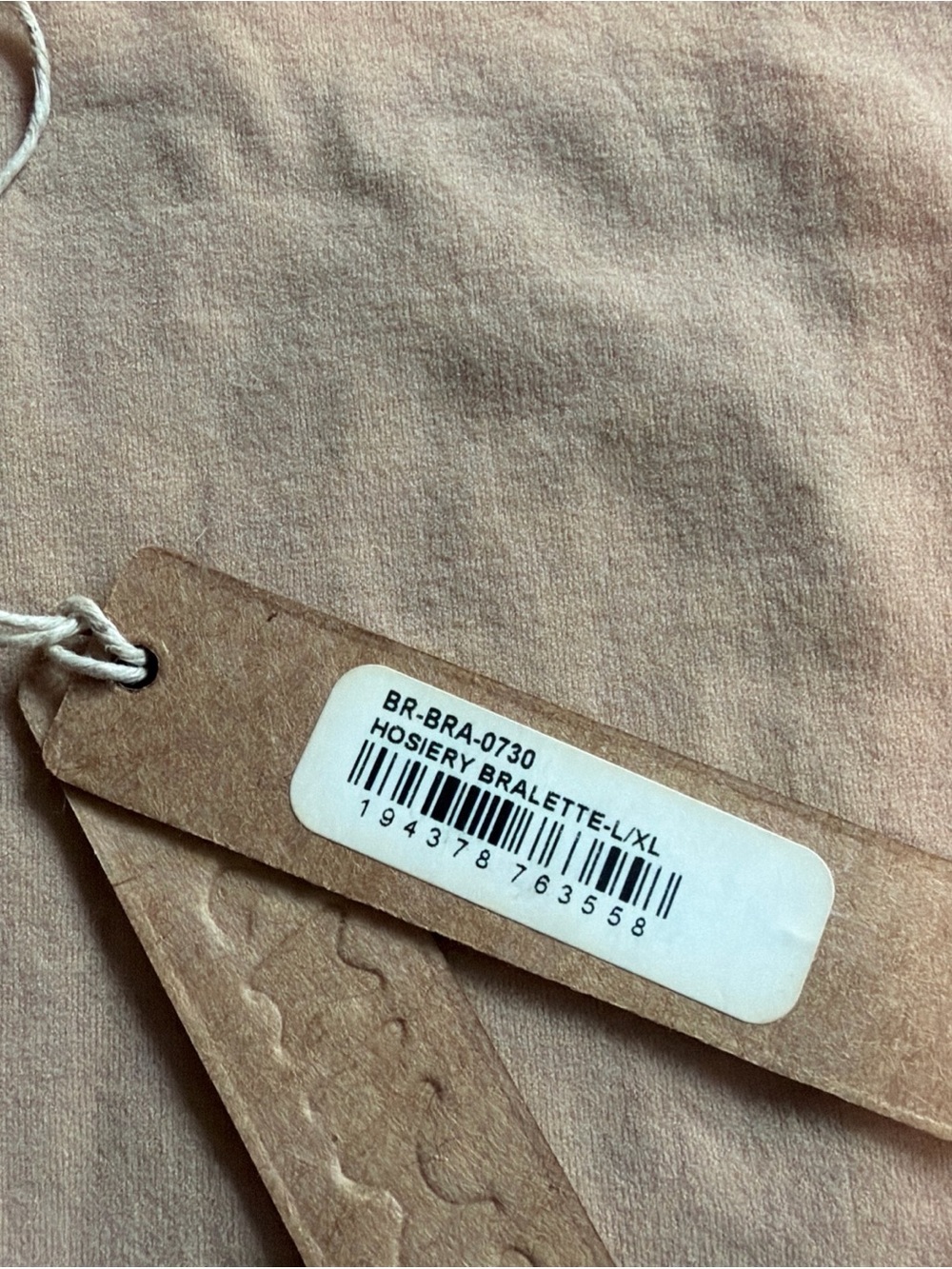 Skims Hosiery Bralette NWT Lot of 2 Sz L / XL Tan & Black - Picture 5 of 7
